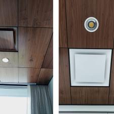 Before and after faux wood vents